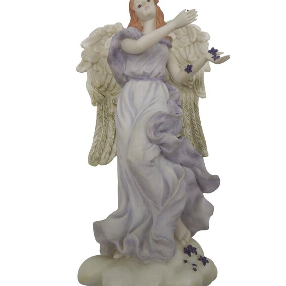 ANGEL FIGURINE Sculpture By AGC Heavenly Home Decor Vintage 9" - Picture 5 of 11